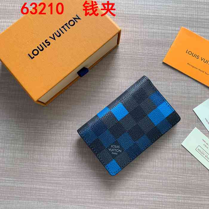 LOUIS VUITTON Wallets 63210 blue